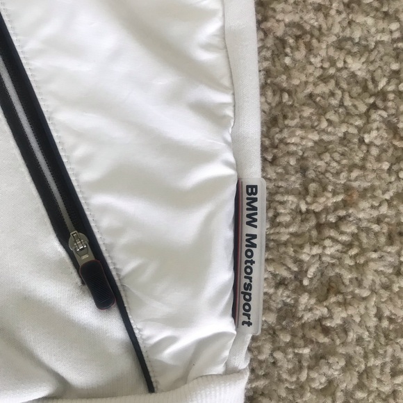 Puma X BMW Motorsport Zip Up Hoodie Medium White - Picture 8 of 15